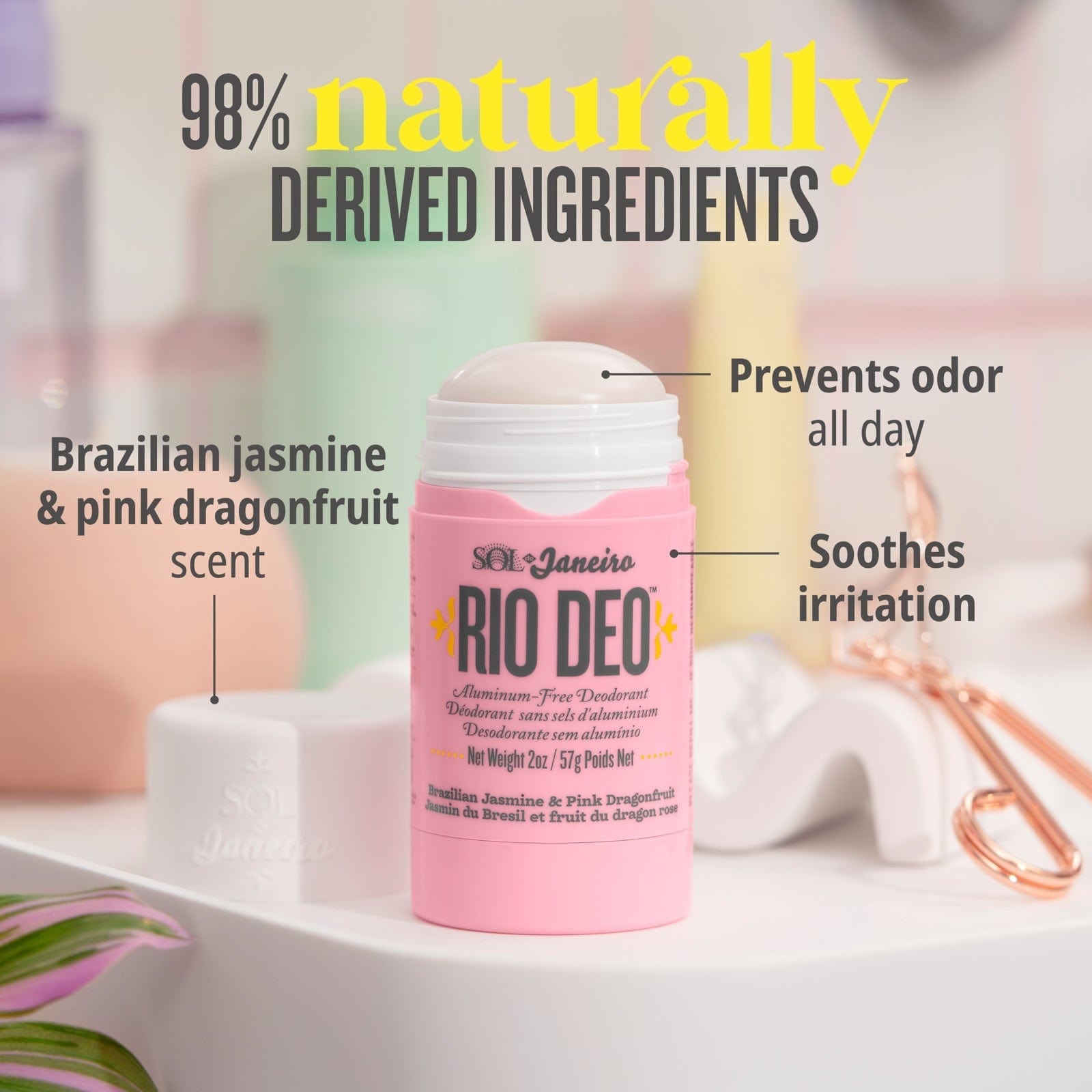 Rio Deo Aluminum-Free Deodorant Cheirosa 68 - Image 2